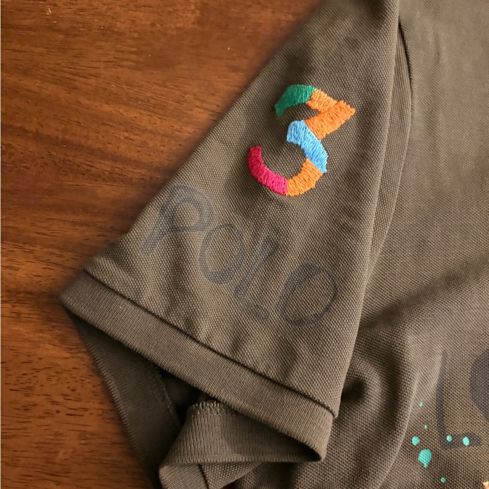 Polo Ralph Lauren Men's Classic Fit Peace & Love Embroidered size Large - Picture 6 of 9